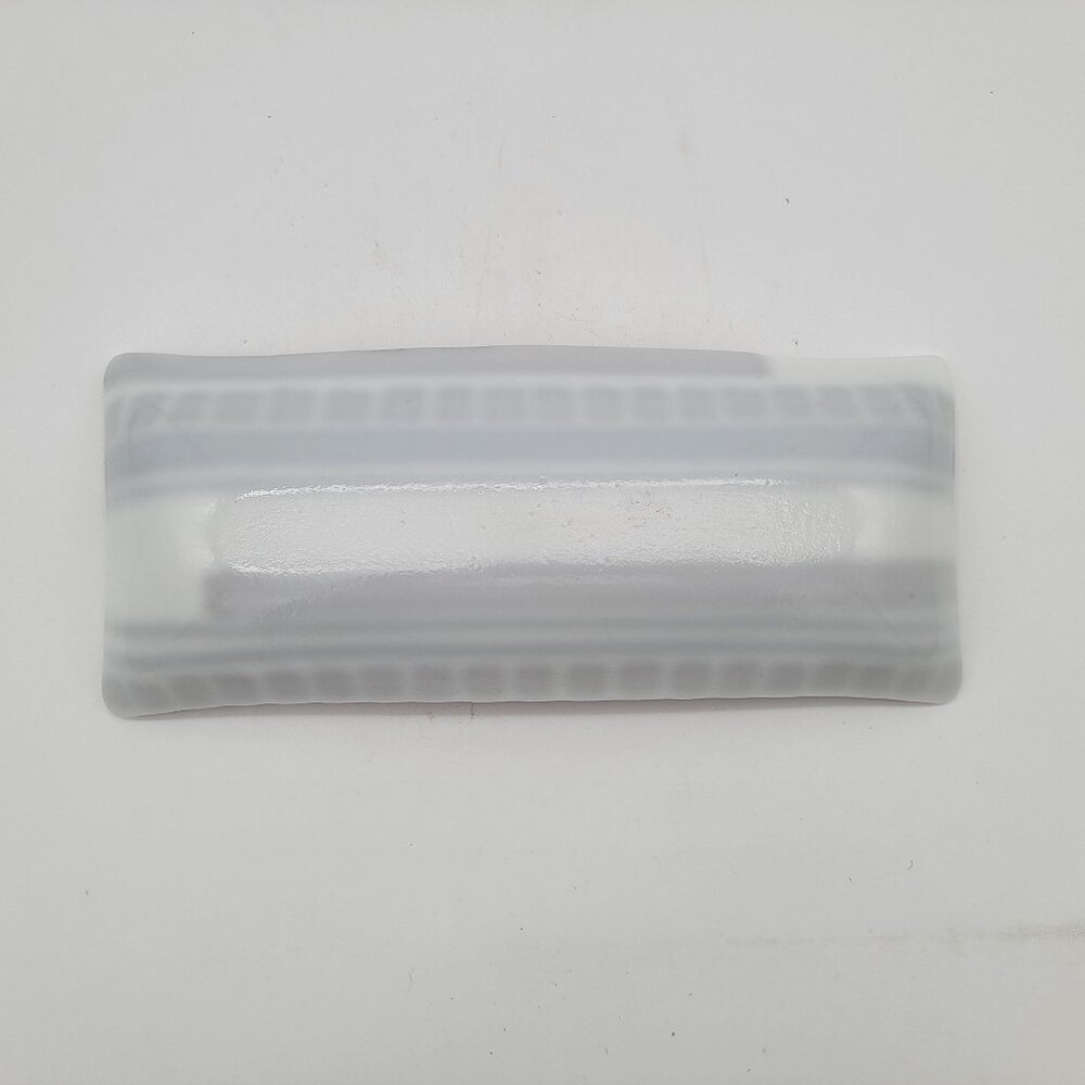 Fused Glass Rectangular Tray Plate - Picture 2 of 3